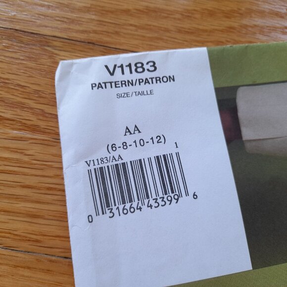 Dress Sewing Pattern Sz 6-12 Vogue 1183 Designer Kay Unger Fitted Mid-Knee Lined - Picture 3 of 10